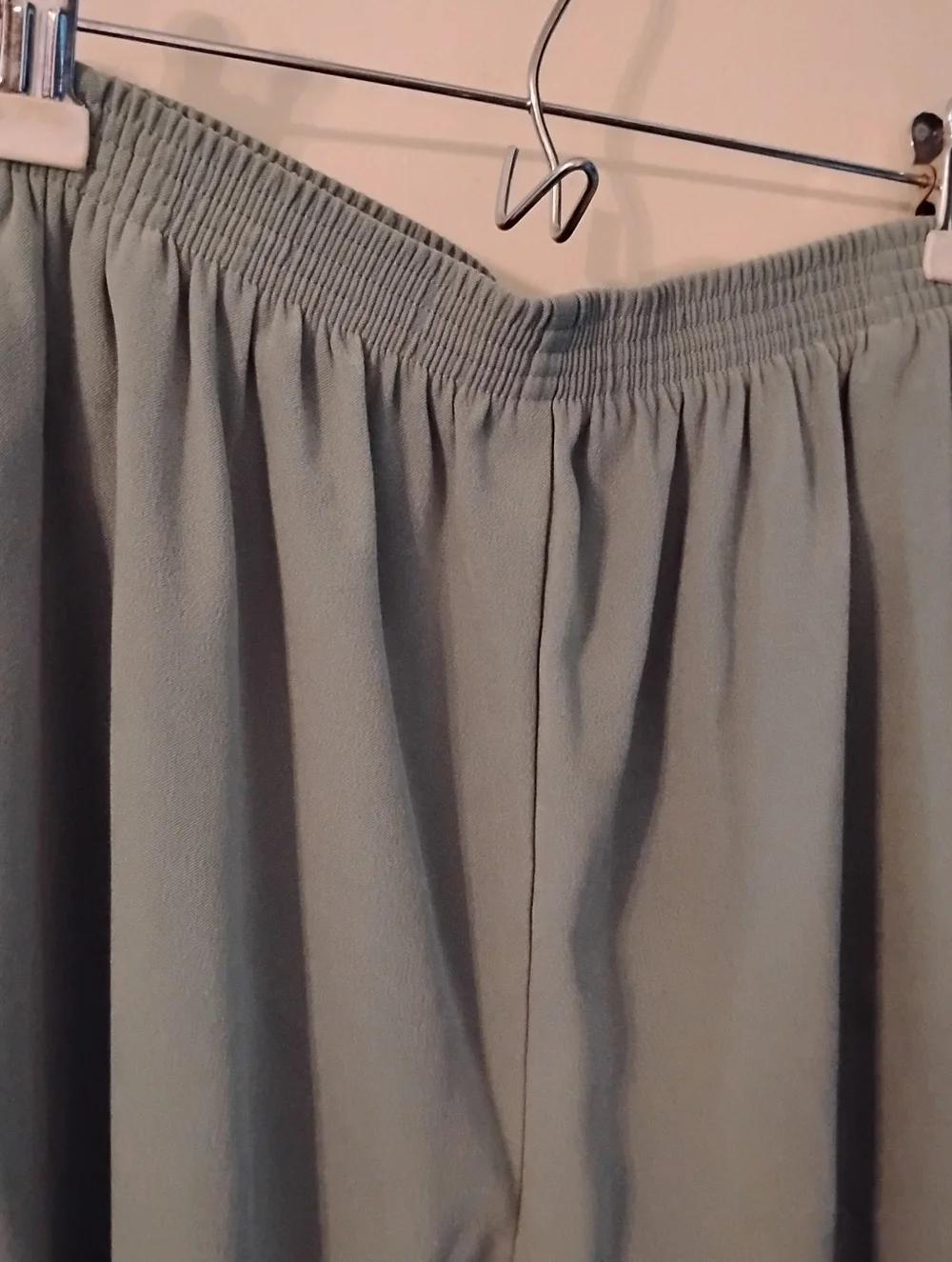Alfred Dunner Pants, Set of 2, Beige & Green, Size 10, Polyester, Pre-owned - Picture 9 of 11